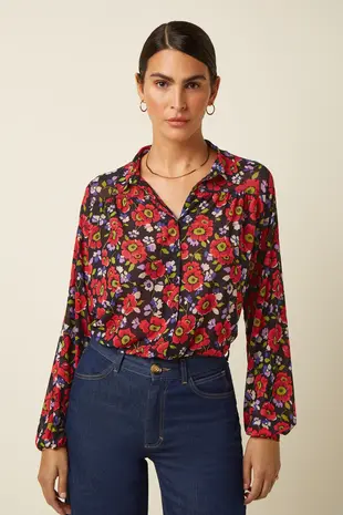 King Louie King Louie - leila blouse baia - black