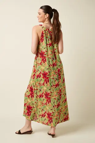 King Louie King Louie - virna maxi dress rico - fire red