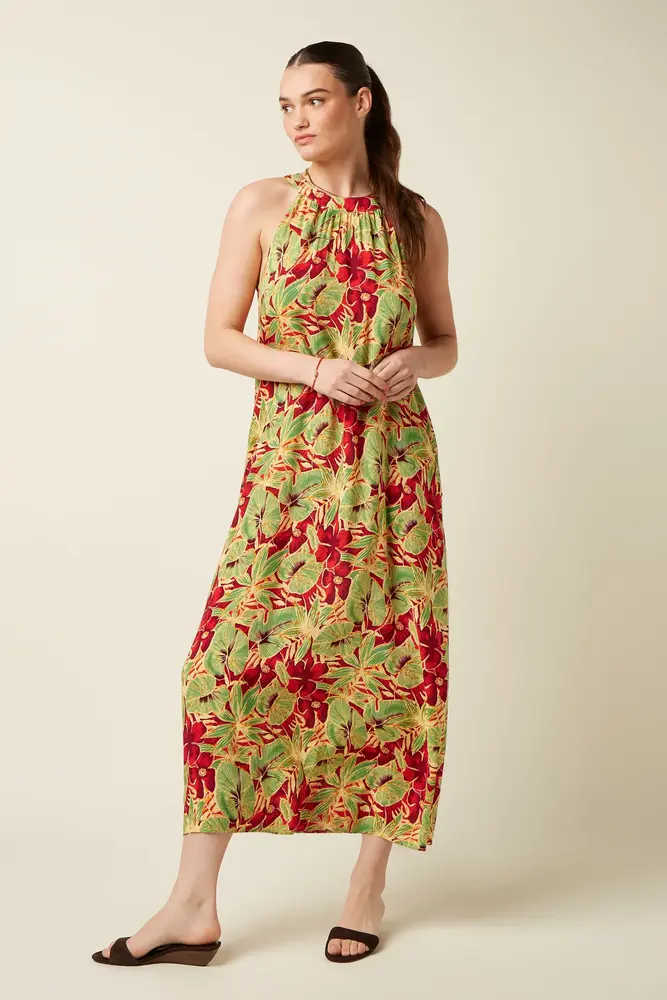 King Louie King Louie - virna maxi dress rico - fire red