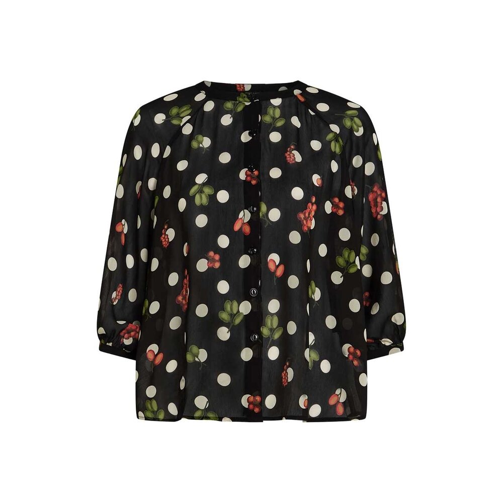 King Louie King Louie - cybil blouse briny - black