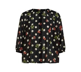 King Louie King Louie - cybil blouse briny - black