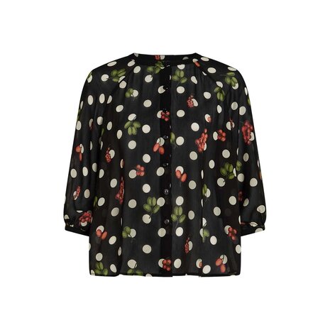 King Louie King Louie - cybil blouse briny - black