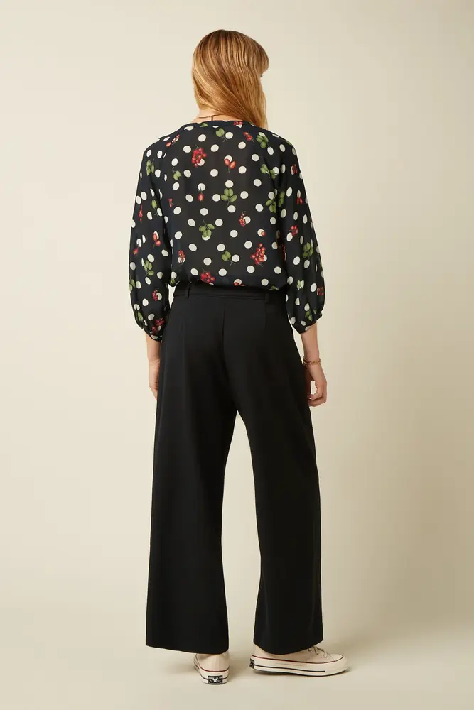 King Louie King Louie - cybil blouse briny - black