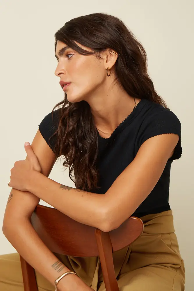 King Louie King Louie - cath tee halo - black