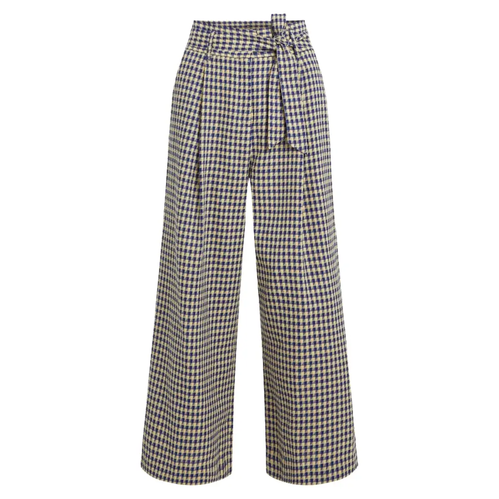 King Louie King Louie - ava pants pretty check - mazarine