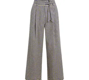 King Louie King Louie - ava pants pretty check - mazarine