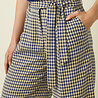 King Louie King Louie - ava pants pretty check - mazarine