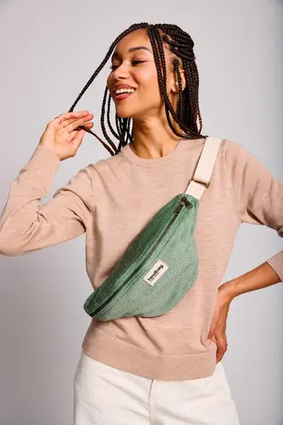 Hindbag Hindbag - fanny pack olivia - velvet seafoam green