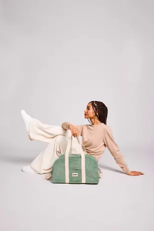 Hindbag Hindbag - bowling bag charlie - velvet seafoam green