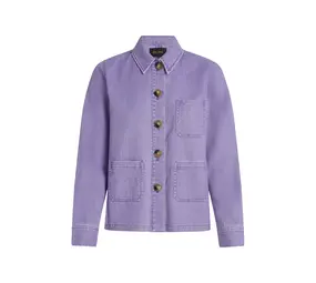 King Louie King Louie - ellen jacket colored denim - sheer lilac