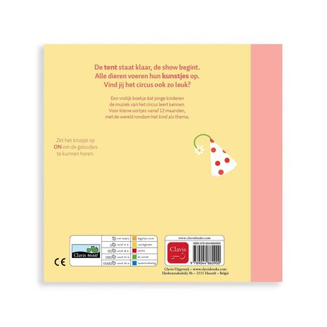 Clavis Clavis - geluidenboek - circusdeuntjes