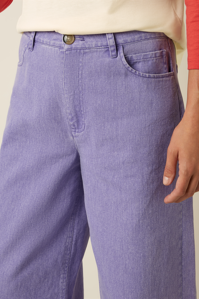 King Louie King Louie - peppa pants colored denim - sheer lilac