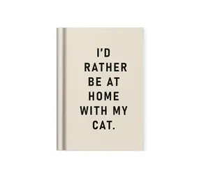 Ohh deer Ohh deer - notitieboek A7 - home with my cat
