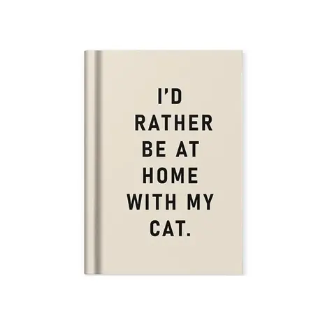 Ohh deer Ohh deer - notitieboek A7 - home with my cat