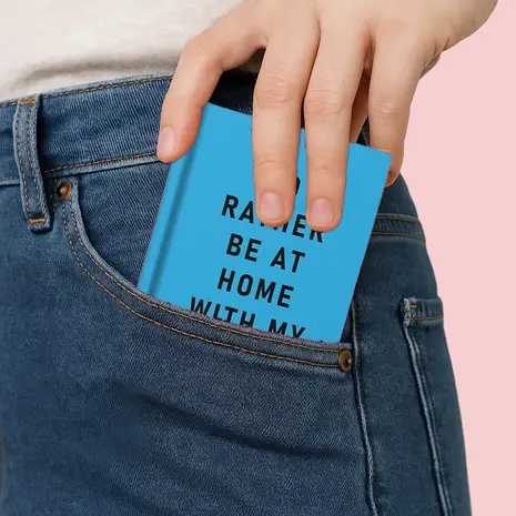 Ohh deer Ohh deer - notitieboek A7 - home with my dog