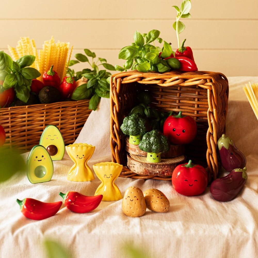 Sass & Belle Sass & belle - peper & zoutstel - aubergine