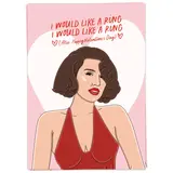 Kaart Blanche Kaart blanche - wenskaart - would like a ring
