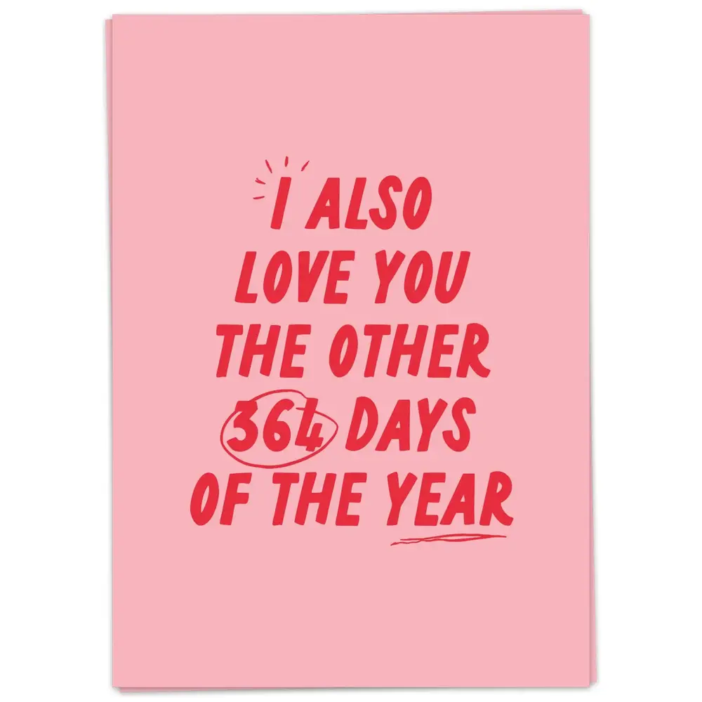 Kaart Blanche Kaart blanche - wenskaart - 364 days of the year