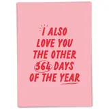 Kaart Blanche Kaart blanche - wenskaart - 364 days of the year