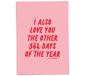 Kaart Blanche Kaart blanche - wenskaart - 364 days of the year