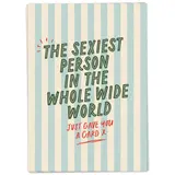 Kaart Blanche Kaart blanche - wenskaart - sexiest person