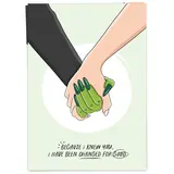 Kaart Blanche Kaart blanche - wenskaart - for good