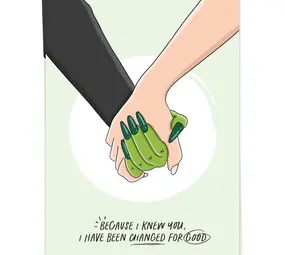 Kaart Blanche Kaart blanche - wenskaart - for good