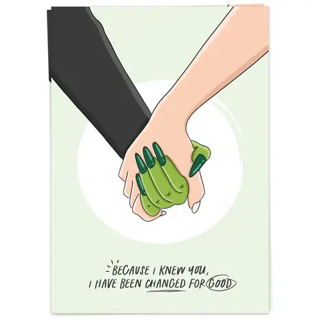 Kaart Blanche Kaart blanche - wenskaart - for good