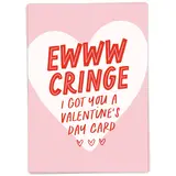 Kaart Blanche Kaart blanche - wenskaart - ewww cringe