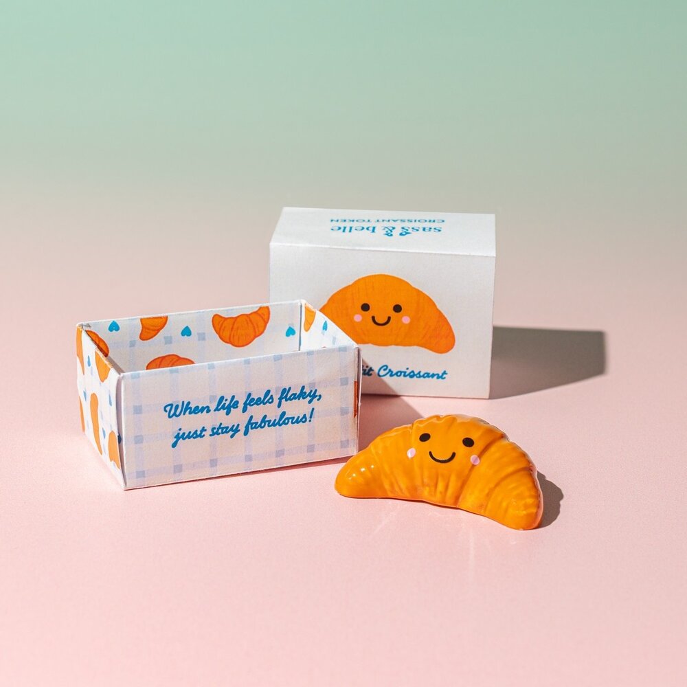 Sass & Belle Sass & belle - gelukspoppetje - croissant