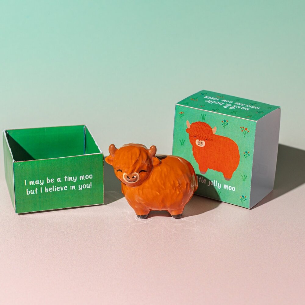 Sass & Belle Sass & belle - gelukspoppetje - schotse hooglander