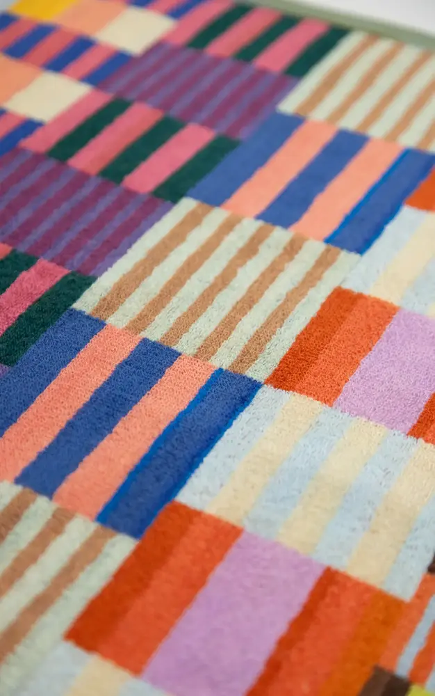 Foekje Fleur Foekje fleur - odds & ends - tulip quilt badhanddoek S (50x90 cm) #98