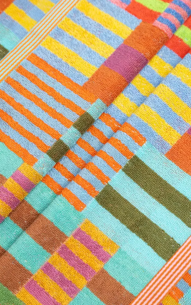 Foekje Fleur Foekje fleur - odds & ends - tulip quilt badhanddoek M (60x120 cm) #101