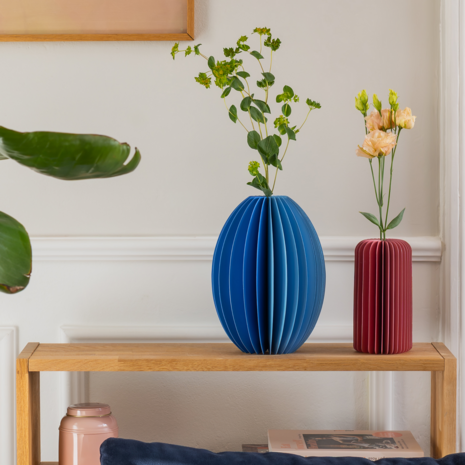 Remember Remember - papieren vaas - yuki blue