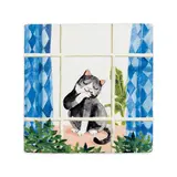 Storytiles Storytiles - tegel small - cosy cat (10x10 cm)