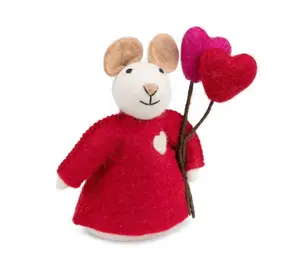 Sjaal met verhaal Sjaal met verhaal - decoratie muis - love is in the air