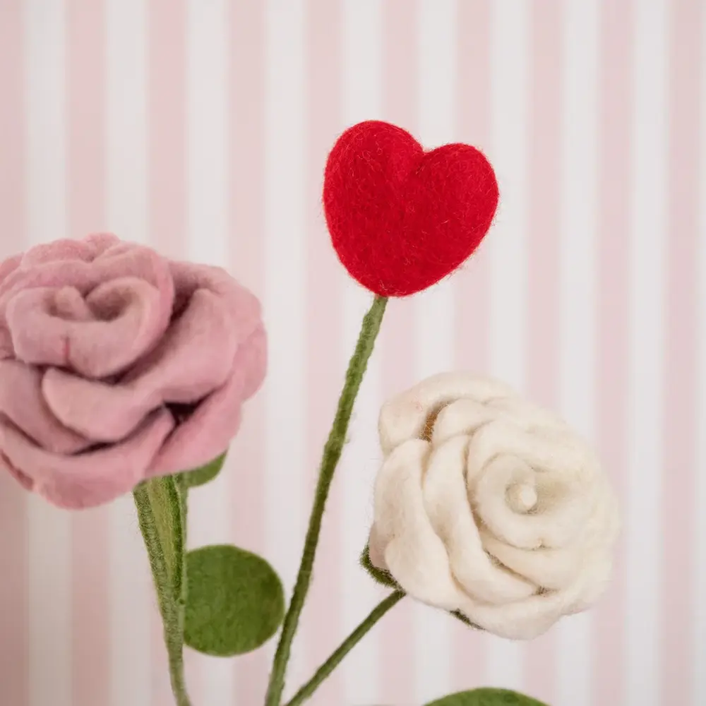 Sjaal met verhaal Sjaal met verhaal - steker hart - rood