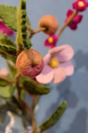 Vilten bloemen - boeket - valentijn