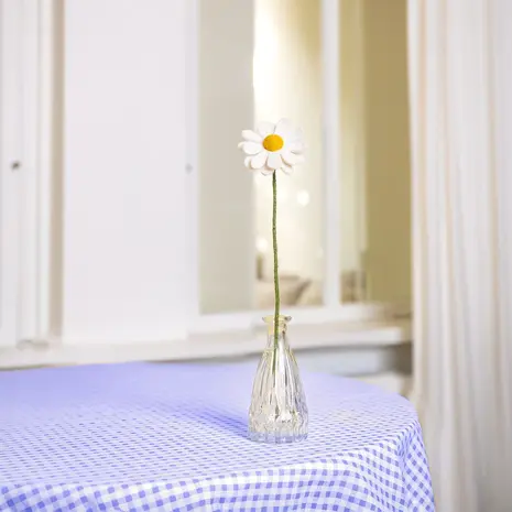 Sjaal met verhaal Sjaal met verhaal - bloem margrietje - wit