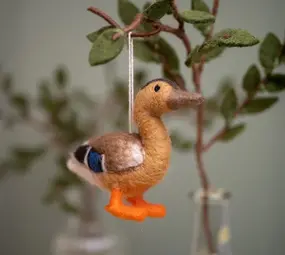 Sjaal met verhaal Sjaal met verhaal - hanger - wilde eend