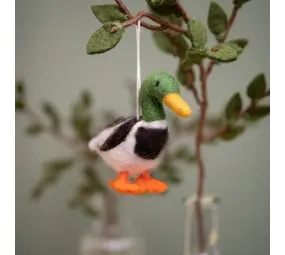 Sjaal met verhaal Sjaal met verhaal - hanger - wilde eend woerd