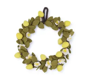 Sjaal met verhaal Sjaal met verhaal - krans - citroen