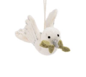 Sjaal met verhaal Sjaal met verhaal - hanger - vredesduif olijftakje zilver