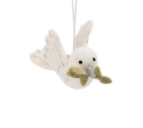 Sjaal met verhaal Sjaal met verhaal - hanger - vredesduif olijftakje zilver