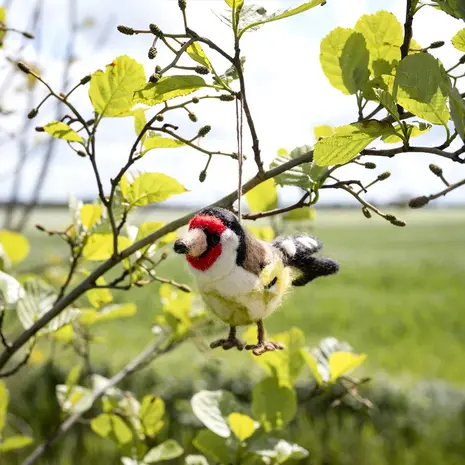 Sjaal met verhaal Sjaal met verhaal - hanger vogel - puttertje