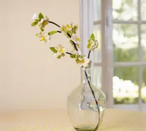 Sjaal met verhaal Sjaal met verhaal - tak - perenbloesem