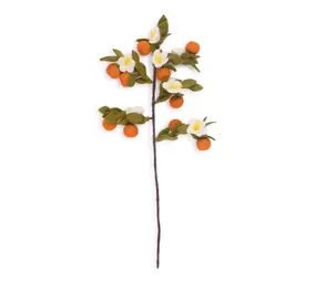 Sjaal met verhaal Sjaal met verhaal - tak - sinaasappel