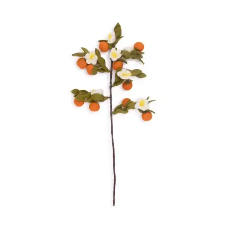 Sjaal met verhaal Sjaal met verhaal - tak - sinaasappel