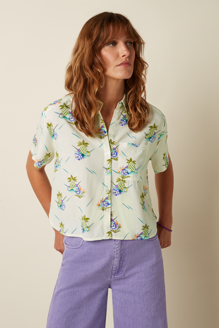 King Louie King Louie - evelina blouse colada - ice cream