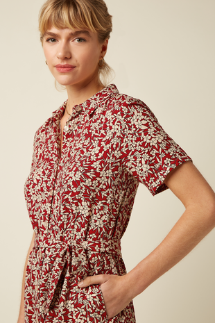 King Louie King Louie - olive dress paradis - chili red